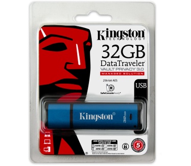 Kingston Vault Privacy 3.0 Management-Ready 32GB Blauw