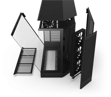 NZXT H9 Flow (2025) Zwart