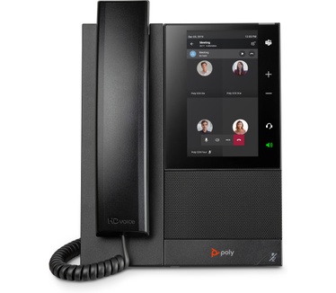 Poly CCX 500 Business Media Phone voor Microsoft Teams met PoE-ondersteuning