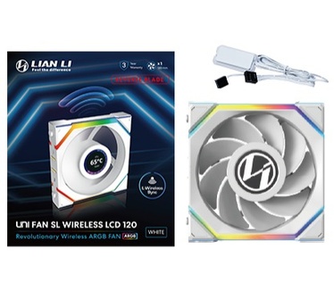 Lian Li UNI FAN SL Wireless LCD 120 Reverse Blade