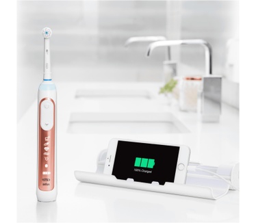 Oral-B Genius 20900 Elektrische tandenborstels Roségoud En Zwart Powered By Braun