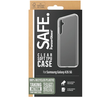 PanzerGlass SAFE. by Case Samsung New A34 5G clear (Samsung - Galaxy A35 5G) Transparant