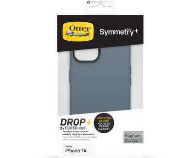 Otterbox OtterBox Symmetry+ hoesje voor iPhone 14/iPhone 13 met MagSafe, schokbestendig, valbestendig, dun beschermend hoesje, 3x getest volgens militaire standaard, Antimicrobieel, Bluetiful