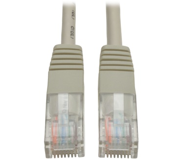 Tripp-Lite Cat5e 350MHz Molded UTP Patch Cable (RJ45 M/M) - Grey, 22.86 m (75-ft.)