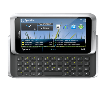 Nokia E7 Zilver