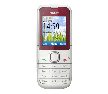 Nokia C 1-01 Rood