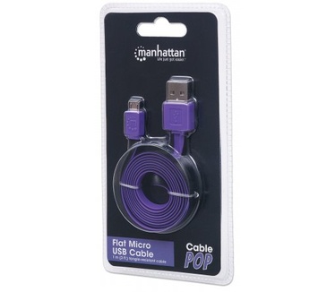 Manhattan 1m, USB 2.0-A - USB 2.0 Micro-B
