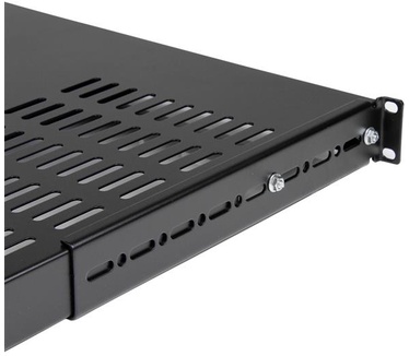Startech.com 1U Verstelbare Geventileerde Plank Rackmontage Robuuste Vaste Plank Serverrack Serverkast 113kg