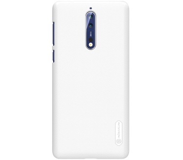 Nillkin Frosted Shield Hard Case voor Nokia 8 - Wit Wit