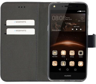 Mobiparts Premium Wallet TPU Case Huawei Y5, Y6 (2017) Black