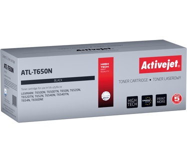 Activejet Activejet ATL-T650N Tonercartridge voor Lexmark printers; Vervanging Lexmark T650A11E; Supreme; 6000 pagina's; zwart