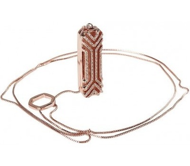 qMust Design Fashion Ketting voor Fitbit Flex 2 - Rose Gold