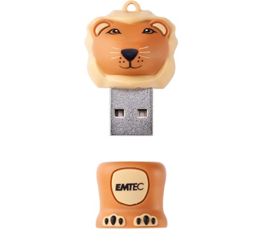 Emtec Safari - Lion 8GB Oranje