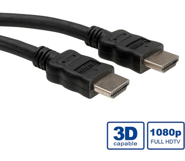 Roline HDMI High Speed kabel met Ethernet M-M, LSOH 5,0m