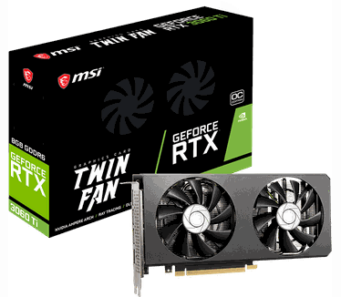 MSI GeForce RTX 3060 Ti Twin Fan OC