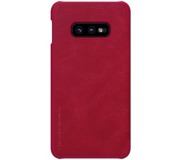 Nillkin Qin PU Leather Book Case - Samsung Galaxy S10E - Rood  Rood