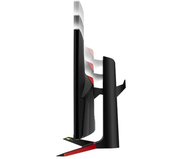 LG UltraGear 34GN73A Rood, Zwart