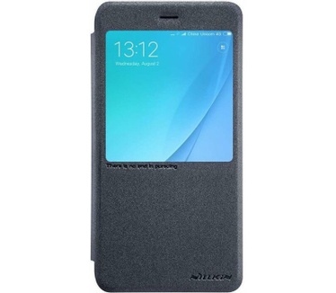 Nillkin New Sparkle S-View Book Case voor Xiaomi Mi A1 - Zwart Zwart