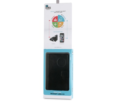 BeHello Microsoft Nokia Lumia 535 Wallet Case Black
