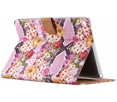 Slangen en Bloemen print lederen standaard hoes voor de Apple iPad Air 2 (9.7 inch) - alle kleuren