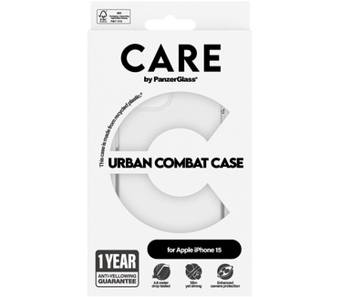 PanzerGlass CARE by PG Transparent iPhone 15
