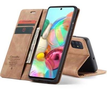 Caseme Samsung Galaxy A71 Retro Wallet Case - Bruin