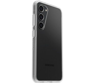 Otterbox OtterBox React-hoesje voor Galaxy S23, schokbestendig, valbestendig, ultradun, beschermende, getest volgens militaire standaard, Antimicrobieel, Clear (Galaxy S23) Transparant