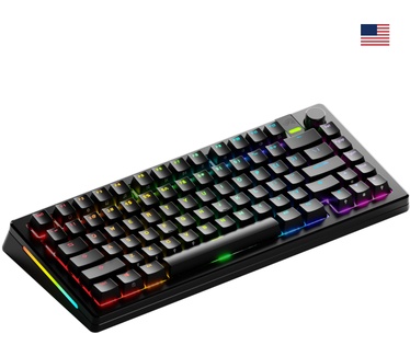 Glorious PC Gaming Race GMMK 3 PRO, 75%, Draadloos, Qwerty US, Zwart