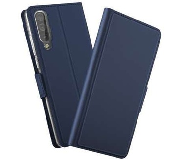 qMust Samsung Galaxy A50 TPU Wallet Case - Blauw