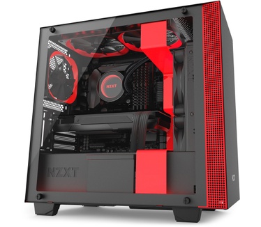 NZXT H400i Rood/Zwart