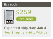 Barnes & Noble Nook uitverkocht