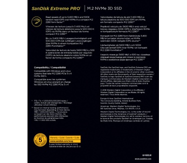 Sandisk Extreme Pro M.2 1TB