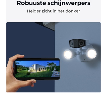 Reolink Floodlight Series F750P - 4K PoE-camera met dubbele lens, 180° panoramisch zicht, krachtige schijnwerpers, slimme detectie