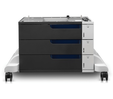 HP LaserJet 3x500-sheet papierinvoer met standaard