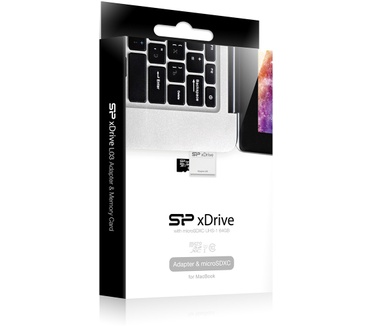 Silicon Power 64GB microSDXC & Adapter