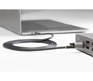 Startech.com 1m Vergrendelbare USB-C Kabel met Topschroef, 10Gbps, USB 3.1/3.2 Gen 2 Type-C Kabel, 100W (5A) Power Delivery Charging, DP Alt Mode, Single Screw Lock, USB-C Charge/Sync Kabel