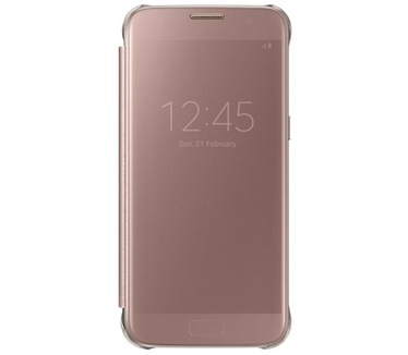 Samsung Galaxy S7 Clear View Cover  Rosé Goud