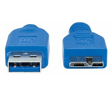 Manhattan 0.5m, USB3.0-A/USB3.0 Micro-B