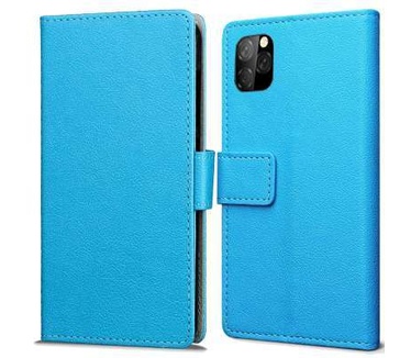 qMust Apple iPhone 11 Wallet Hoesje Blauw