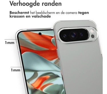 Accezz Clear Backcover Google Pixel 10 Pro XL - Transparant