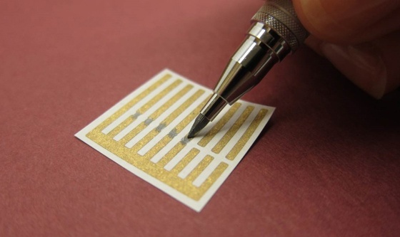 Getekende nanobuis-sensor