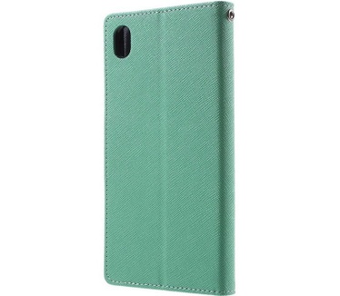 Mercury Fancy Diary WalletCase - Sony Xperia Z1 Compact - Mint Mint