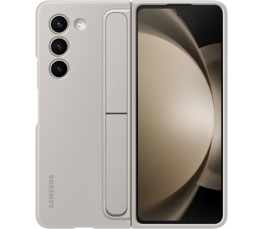 Samsung Galaxy Z Fold5 Standing Case with Strap (Galaxy Z Fold5) Beige