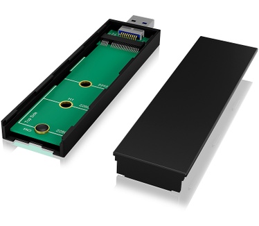 Icy Box IB-184M2 Zwart