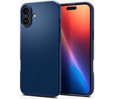 Spigen Thin Fit (MagFit) (iPhone 16) Blauw