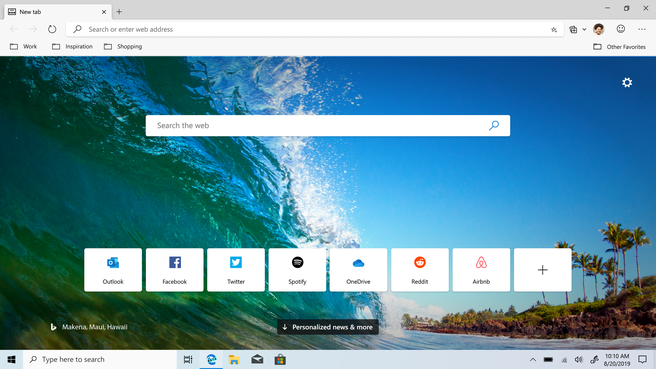 Microsoft Edge-bèta