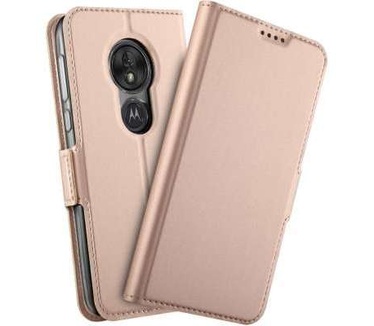 qMust Motorola Moto G7 Power TPU Wallet Case - Rose Goud