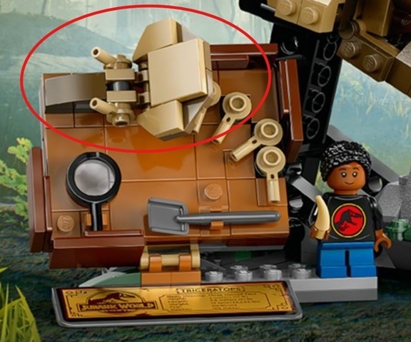 Lego Triceratops-skull