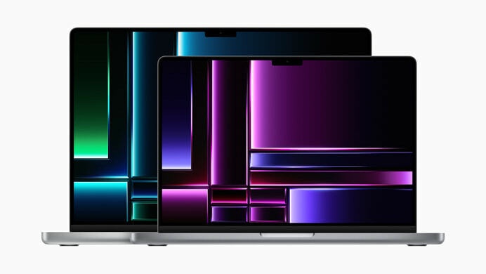 Apple MacBook Pro dengan soket M2