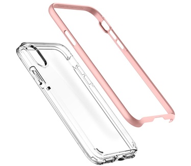Spigen Apple iPhone X Hoesje Neo Hybrid Crystal  Rosé Goud
